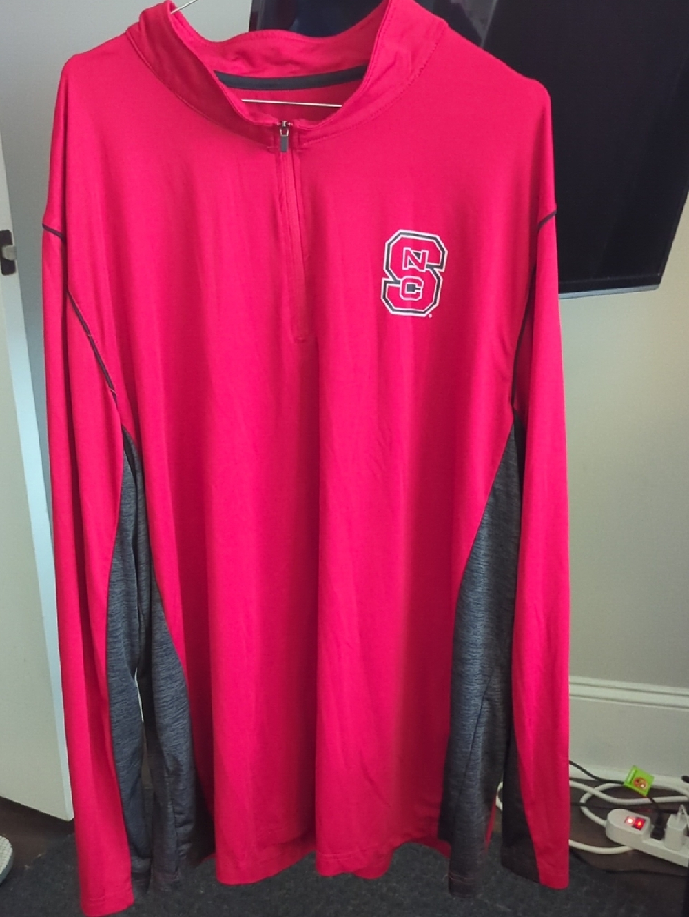 NC Half-Zip Performance Jacket - Pink & Gray